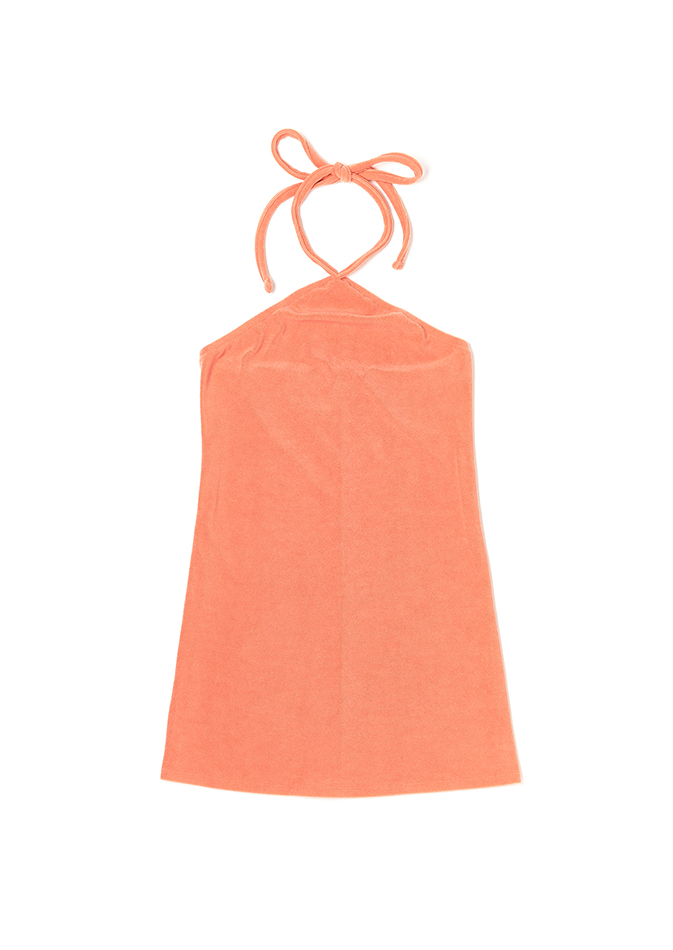 lotsyou_Terry Dress Orange